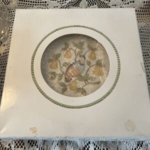 Vintage Metlox Vernon Ware Collector Plate # 1 "Partridge in a Pear Tree" 1971